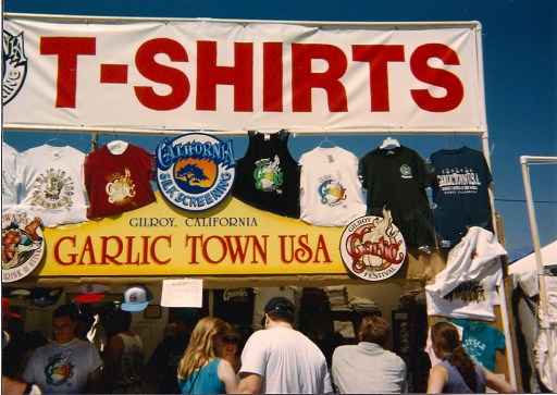 Gilroy Garlic Festival, Garlic stinking rose, garlic and vampires