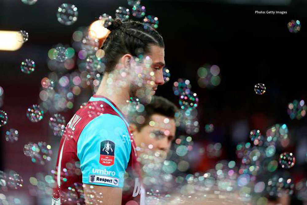 Blowing bubbles at West Ham