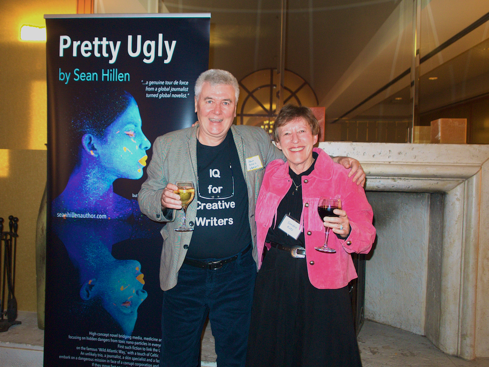 Sean Hillen creative writing tutor, Sean Hillen speaking in the US