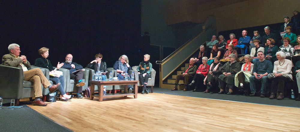 discussions on Seamus Heaney poetry and journalism, Olivia O'Leary, Marie-Louis Muir, Malachi O'Rourke
