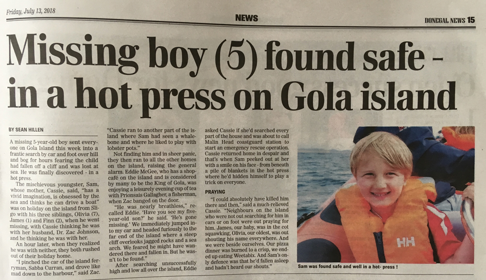 gola island donegal, donegal tourism, gaeltacht tourism, 