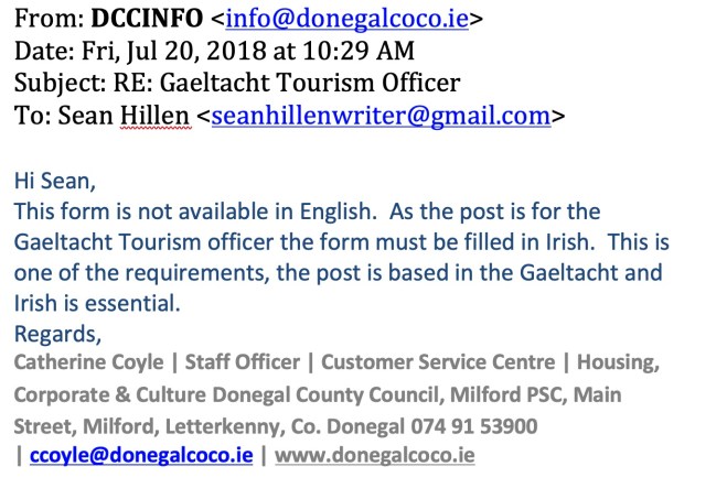 Donegal gaeltacht tourism, visit gaeltacht donegal, gaeltacht tourism officer